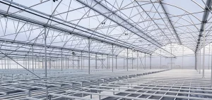 Durable galvanized materials for greenhouses and storage facilities.